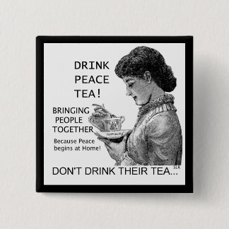 ANTI-TEA PARTY-KNOPF BUTTON