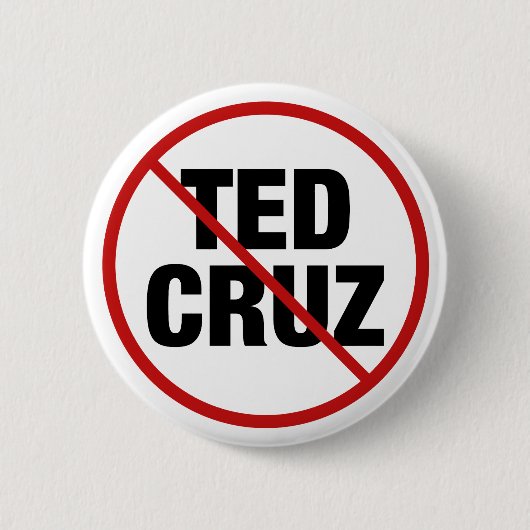 Anti Ted Cruz Political Button (Vorderseite)