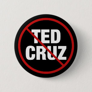 Anti Ted Cruz Texas Demokrat Button