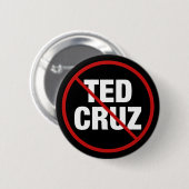 Anti Ted Cruz Texas Demokrat Button (Vorne & Hinten)