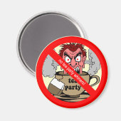 Anti-Tee-Party Magnet (Vorderseite/Rückseite)