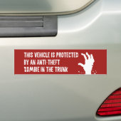 Anti-Theft Zombie Autoaufkleber (Auf Auto)