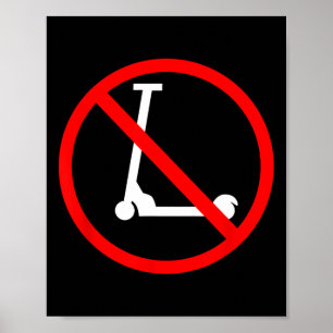 Anti-Tretroller für Skater Poster