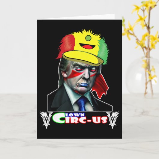 Anti Trump1 Karte (Gelbe Blume)