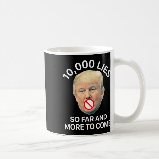 Anti Trump 10 Kaffeetasse (Rechts)