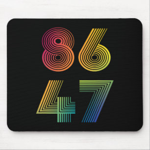 Anti Trump 8647 86 47 Impeach 47 Anti-Trump Präsid Mousepad