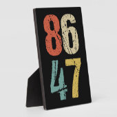 Anti-Trump - 86 47 I Fotoplatte (Seite)