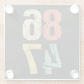 Anti-Trump - 86 47 I Glasuntersetzer (Rückseite)