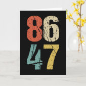 Anti-Trump - 86 47 I Karte (Gelbe Blume)