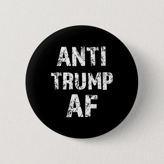Anti Trump Af Funny impeach Ihm Präsident Button (Vorderseite)
