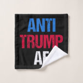 Anti-Trump AF I Badhandtuch Set (Waschlappen)