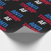 Anti-Trump AF I Geschenkpapier (Ecke)