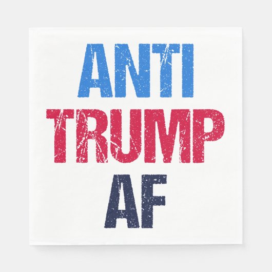 Anti-Trump AF I Serviette (Vorderseite)