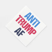 Anti-Trump AF I Serviette (Ecke)