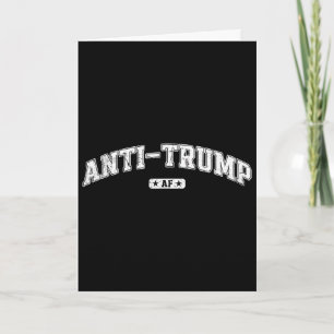 Anti Trump AF, Lustiger Anti-Trump-Shirt, Antifasc Karte