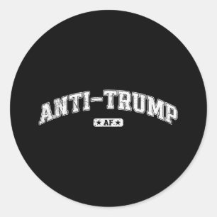 Anti Trump Af, lustiges Anti-Trump-T-Shirt, Antifa Runder Aufkleber