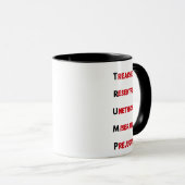 Anti Trump Akronym Tasse (VorderseiteRechts)