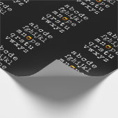 Anti-Trump Alphabet - Nope V Geschenkpapier (Ecke)