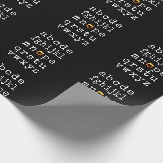 Anti-Trump Alphabet - Nope V Geschenkpapier (Ecke)