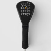 Anti-Trump Alphabet - Nope V Golf Headcover (Vorderseite)