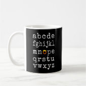 Anti-Trump Alphabet - Nope V Kaffeetasse (Links)
