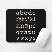 Anti-Trump Alphabet - Nope V Mousepad (Mit Mouse)