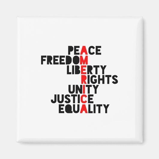 Anti-Trump Amerika bedeutet1 Magnet (Vorne)