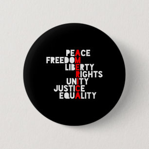 Anti-Trump Amerika bedeutet Button