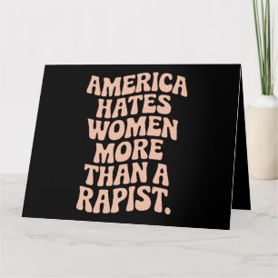 Anti Trump Anti MAGA Protest Feminist Aktivist Karte