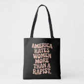 Anti Trump Anti MAGA Protest Feminist Aktivist Tasche (Vorderseite)