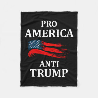 Anti-Trump Anti-Trump 2024 Amerikanische Flagge Fleecedecke