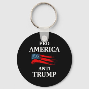 Anti-Trump Anti-Trump 2024 Amerikanische Flagge Schlüsselanhänger