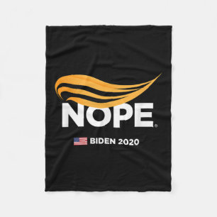 Anti-Trump, Biden 2020, Trump Nope, Trump No. Fleecedecke
