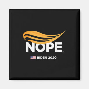 Anti-Trump, Biden 2020, Trump Nope, Trump No. Magnet