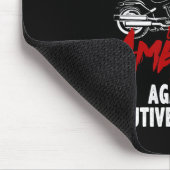 Anti Trump Biker Resist Against Executive Overreac Mousepad (Ecke)