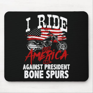 Anti Trump Biker widersetzt sich Präsident Bone Sp Mousepad