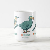 Anti Trump Bird Docker Flicker Titmouse Kaffeetasse (Mittel)