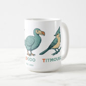 Anti Trump Bird Docker Flicker Titmouse Kaffeetasse (VorderseiteRechts)