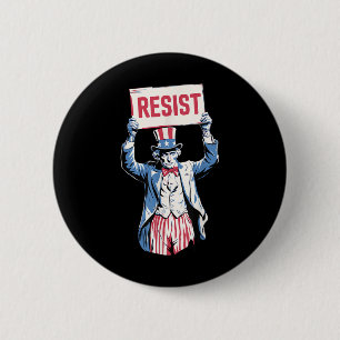 Anti-Trump bleibt meinem Präsidenten am 4. Juli de Button