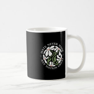 Anti Trump Blumen Schmetterlinge Demokrat Präsiden Kaffeetasse
