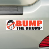 ANTI-TRUMP - Bump the Grump - Autoaufkleber (Auf Auto)