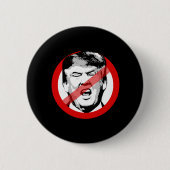 ANTI-TRUMP - - - BUTTON (Vorderseite)
