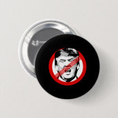 ANTI-TRUMP - - - BUTTON (Vorne & Hinten)