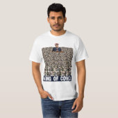 Anti-Trump Bye Bye Corona König Trump COVID Corona T-Shirt (Vorne ganz)