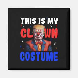 Anti-Trump-Clowns-Kostüm Lustiges Halloween Präsid Magnet