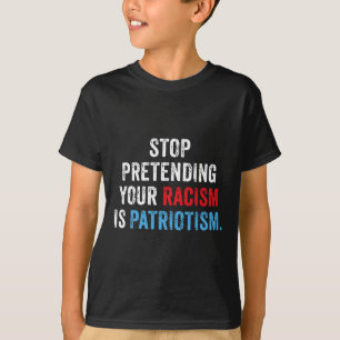 Anti Trump Co Uni-Erwachsene Anti-Rassismus T-Shirt
