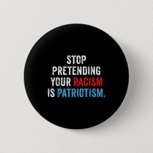 Anti Trump Co Uni Erwachsenen Anti-Rassismus, schw Button