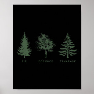 Anti-Trump Comfort Subtle F Trump Fir Dogwood Tama Poster