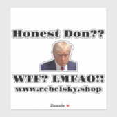 Anti-Trump-Decal Aufkleber (Blatt)
