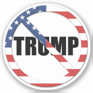 Anti-Trump-Demokratie Aufkleber
